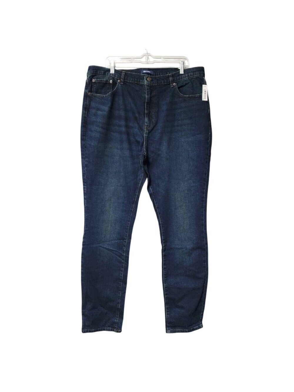 Mens Dark Wash Straight-Leg Jeans 40W x 34L New With Tags